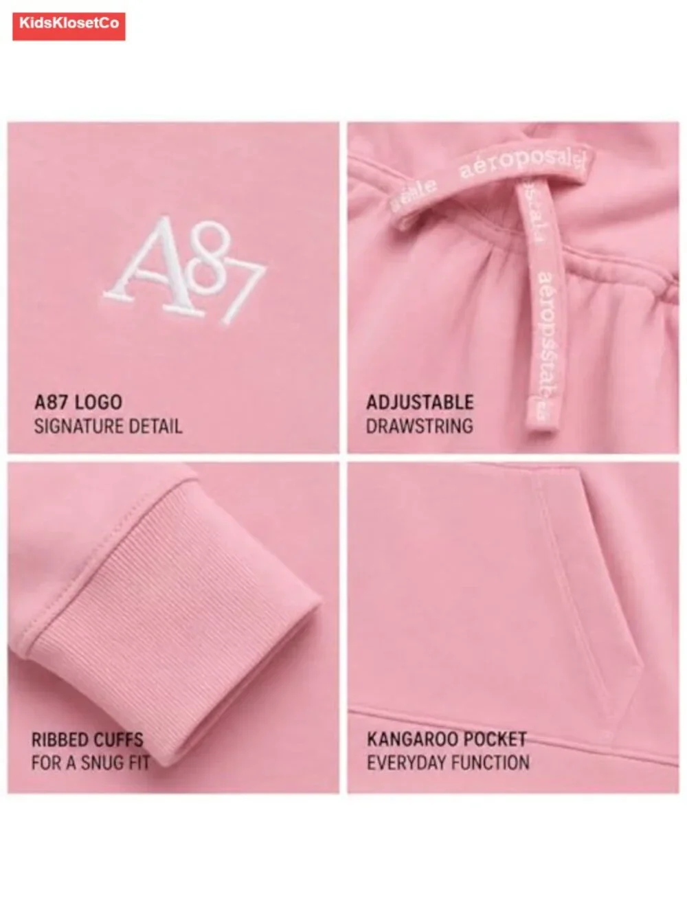 Girls 2-Piece Fleece Hoodie & Wide Leg Sweatpants Set